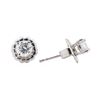 Image 2 : 0.64 ctw Diamond Earrings - 14KT White Gold
