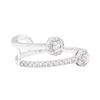 0.83 ctw Diamond Ring - 14KT White Gold