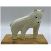 Image 2 : Rare Folk Art Carving of a Spirit Bear By WC McIntyre