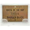 Image 2 : Queen of the May Brass Tag 1960