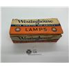 Image 1 : A Vintage Westinghouse Box with 6 Lamp Light Bulbs in it. Nice Graphics