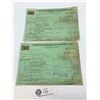 Image 1 : 1943 BA Gas Receipts 2 from Saskatchewan
