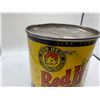 Image 2 : Vintage Rare, Hard to Find Red Head Petroleum Products 5lb Grease Tin