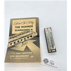 1950's Hohner Harmonica with Booklet