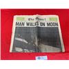 Image 1 : Vintage Vancouver Sun July 21 1969. Man Walks on The Moon Newspaper