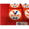 Image 2 : Lot of 4 Vintage Valvoline Oil Sticker Decals 1960's-70's