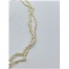 Image 2 : Double Strand Freshwater Pearl Necklace with Silver Clasp