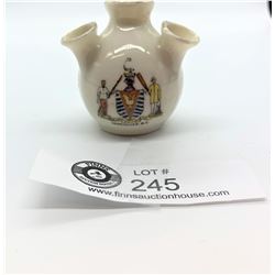 Rare Vintage Vancouver Coat of Arms Crestware Vase 1920's