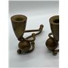 Image 2 : Vintage Pair of Brass Candle Holders