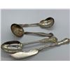 Image 2 : 4 Very Fancy Silver Serving Pieces of Flatware. Early 1900's