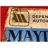 Image 2 : Vintage 1960's Metal Maytag Sign 30 x 18