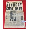 Image 1 : 1963 Vancouver Sun Newspaper. Kennedy Shot