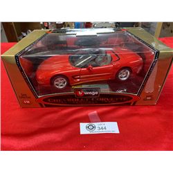 Gold Collection 1:18 Scale Diecast Chevrolet Corvette Convertible