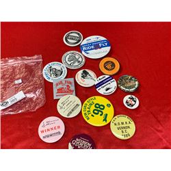 15 Vintage Railway Related Pins