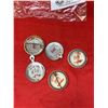 Image 2 : Lot of 5 Vintage Avis Car Rental Buttons from the 1960's