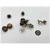 Image 2 : 10+ Edwardian Rhinestone Crystal and Other Buttons