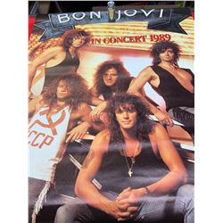 1989 Original German Bon Jovi Tour Poster