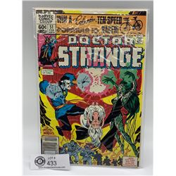 Marvel Comics Dr Strange Number 51. In Plastic on White Board