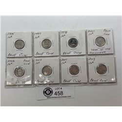 Canadian 10 Cent Proof Coins 1995 Through 2013