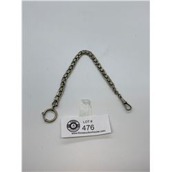 Victorian Nickel Silver Watch Chain