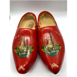 Pair of Red Dutch Shoes