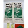 Image 2 : 2 Train Railway Timetables New York Central System Timetables and Illinois Central Both in Very Good