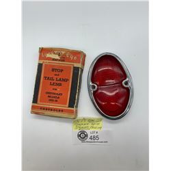 New Old Stock Made in USA Chevrolet Stop and Fail Lamp Lens for Chevrolet Models 1933 to 36