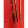 Image 3 : 2 Vintage Walking Sticks and 1 Horse Whip