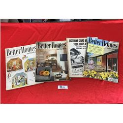 Lot of 4 1950's Better Home Magazine