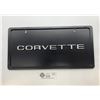 Image 1 : Corvette License Plate Made of Plastic