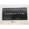 Image 1 : Corvette License Plate Made of Plastic