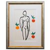 Image 1 : Henri Matisse- Lithograph "Verve - Nu aux oranges"