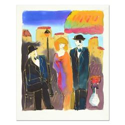 Moshe Leider, Original Watercolor Painting, Hand Signed with Certificate of Authenticity.