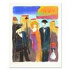 Image 1 : Moshe Leider, Original Watercolor Painting, Hand Signed with Certificate of Authenticity.
