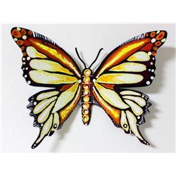 Patricia Govezensky- Original Painting on Cutout Steel "Butterfly CXCIX"