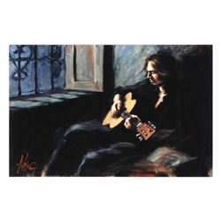 Fabian Perez, "Dream In A Dream" Hand Textured Limited Edition Giclee on Board. Hand Signed and Numb