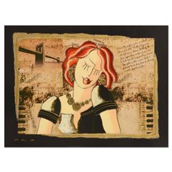 Oz El Hai, Original Mixed Media Painting on Board, Hand Signed with Certificate of Authenticity.