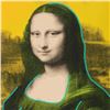 Image 2 : Ringo, "Mona" One-of-a-Kind Hand-Pulled Silkscreen and Mixed Media Painting on Canvas, Hand Signed w