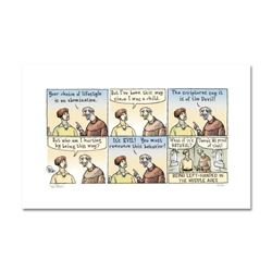 Bizarro! "Left Handed" Numbered Limited Edition Hand Signed by creator Dan Piraro; Letter of Authent