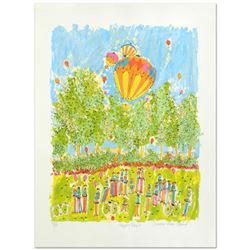 "Happy Days" Limited Edition Serigraph by Susan Pear Meisel, Numbered and Hand Signed by the Artist.