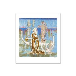 "Rhyme of Sea" Limited Edition Serigraph (34" x 38") by Renowned Artist Lu Hong, Numbered and Hand S