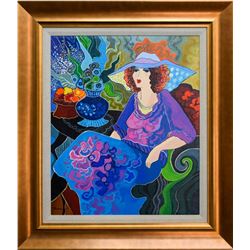 Patricia Govezensky- Original Acrylic on Canvas "Suzzy"