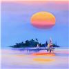 Image 2 : H. Leung, "Island Mirage" Framed Hand Embellished Limited Edition on Canvas, Numbered and Hand Signe