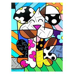 Romero Britto  Andy  Hand Signed Limited Edition Giclee on Canvas; Authenticated