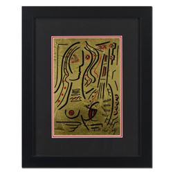 Neal Doty (1941-2016), Framed One-of-a-Kind Mixed Media on Foil, Hand Signed with Certificate of Aut