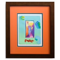 Peter Max- Original Mixed Media "Statue of Liberty Ver. #147"
