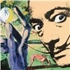 Image 2 : Steve Kaufman (1960-2010), "Dali Homage" Hand Embellished Limited Edition Hand Pulled Silkscreen on 