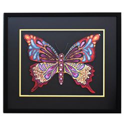 Patricia Govezensky- Original Painting on Laser Cut Steel "Butterfly CCXIX"