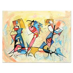 Roshvan, Original Acrylic and Watercolor Painting, Hand Signed with Letter of Authenticity.