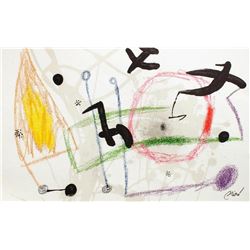 Joan Miro- Lithograph "Maravillas con variaciones acrosticas 05"